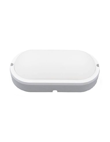 Aplique ovalado LED Mushie 12W 6500K IP65