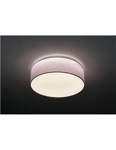 Plafón techo de tela Gemena 2xE27 Rosa 2