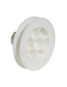 Disco cego plástico compacto para rolamento 120x40 mm. Fita de 18 mm. 2