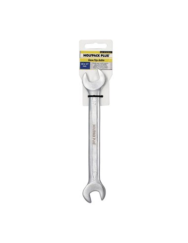 Llave Fija Plus Acero Cromo Vanadio 16x17 DIN 3110. Llave Fija, Llave Fija Doble