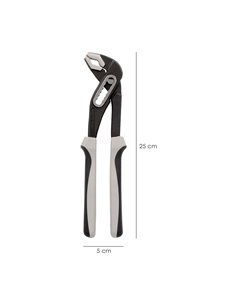 Tenazas Apertura Múltiple Negra Plus 250 mm. mangos Engomados DIN 8976. Pico De Loro, Alicates Extensibles, Tenazas Fontanero 2