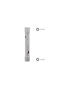 Llave Tubo Tubular 16x17 Fabricada en Acero Cromo Vanadio, Llave Grifería, Llave De Tubo Para Grifos, Llaves De Tubo Doble 2
