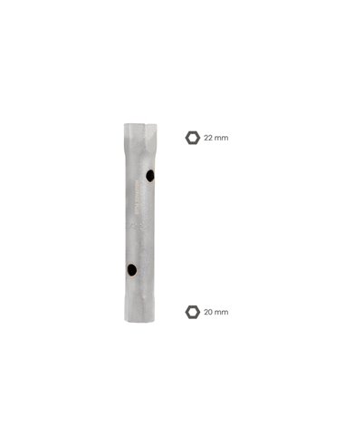 Llave Tubo Tubular 20x22 Fabricada en Acero Cromo Vanadio, Llave Grifería, Llave De Tubo Para Grifos, Llaves De Tubo Doble