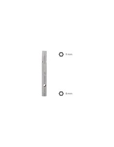 Llave Tubo Tubular 8x9 Fabricada en Acero Cromo Vanadio, Llave Grifería, Llave De Tubo Para Grifos, Llaves De Tubo Doble 2