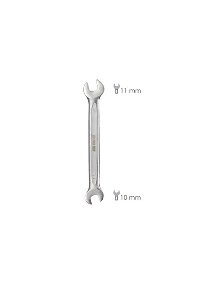 Llave Fija Plus Acero Cromo Vanadio 10x11 DIN 3110. Llave Fija, Llave Fija Doble