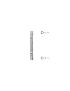 Llave Tubo Tubular 10x11 Fabricada en Acero Cromo Vanadio, Llave Grifería, Llave De Tubo Para Grifos, Llaves De Tubo Doble 2