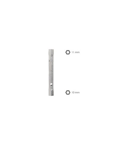Llave Tubo Tubular 10x11 Fabricada en Acero Cromo Vanadio, Llave Grifería, Llave De Tubo Para Grifos, Llaves De Tubo Doble