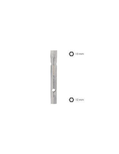 Llave Tubo Tubular 12x13 Fabricada en Acero Cromo Vanadio, Llave Grifería, Llave De Tubo Para Grifos, Llaves De Tubo Doble