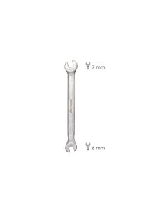 Llave Fija Plus Acero Cromo Vanadio 6x7 DIN 3110. Llave Fija, Llave Fija Doble 2