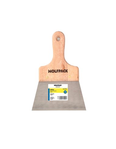 Espatula Techos Mango Madera Hoja Acero 90 x 100 mm. Espatula Yeso, Espatula Pintor, Espatula Masillas, Espatula Pladur, etc.