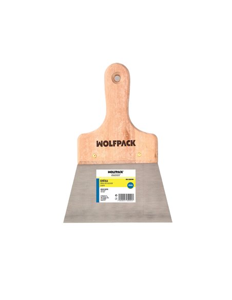 Espatula Techos Mango Madera Hoja Acero 90 x 120 mm. Espatula Yeso, Espatula Pintor, Espatula Masillas, Espatula Pladur, etc.