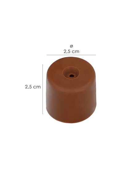Wolfpack Door Stop Screw Brown