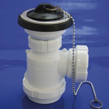 Garrafa Extensível Sifon T-3-M 1 1/2 Mini com Válvula e Tampa