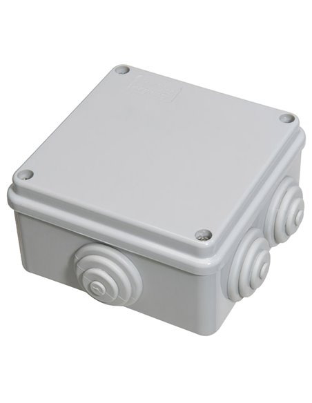 Boîte étanche de surface avec vis 100x100x50 mm.