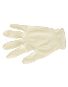 Einweg-Latexhandschuh Größe 6 S Box 100 Einheiten