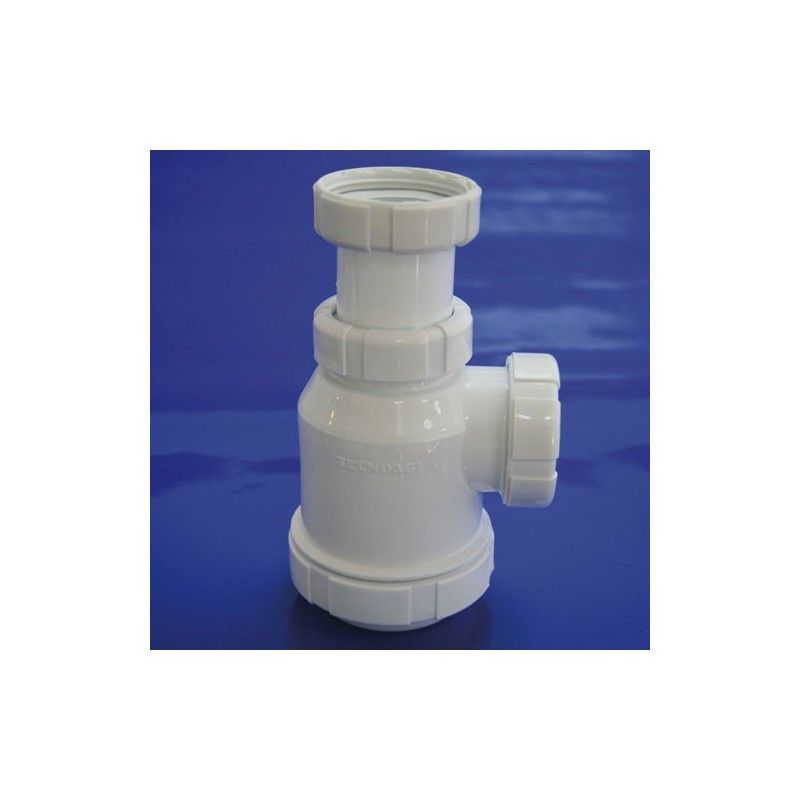 Sifon Botella Extensible T-4-VA  1  1/2  Válvula Automática
