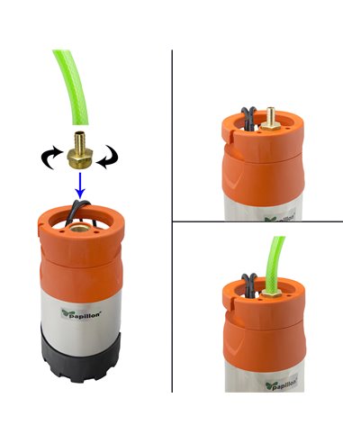 Entronque De Manguera Con Espiga Ø 19 mm. Macho 1"