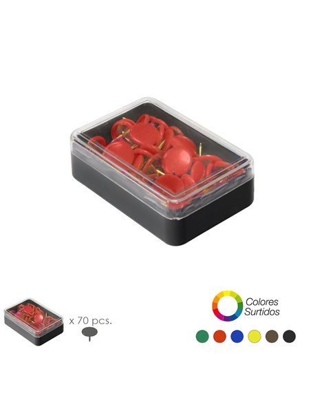 Tachinhas Cores Sortidas (Caixa com 70 Unidades)