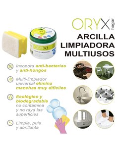 Arcilla Limpiadora Multiusos Tarro 500 gramos. 2