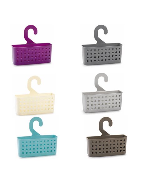 Multipurpose Plastic Basket (Tweezers / Showers) With Hanger Assorted Colors