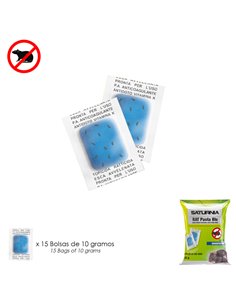 Cebo Raticida Fresco 150 gr, Rat Pasta Blue, Dosis Individuales 15x10 gr