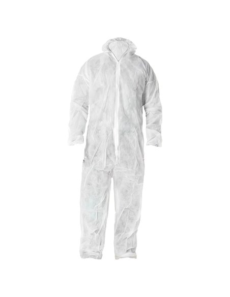  White Polypropylene Single-Use Overall "XL"