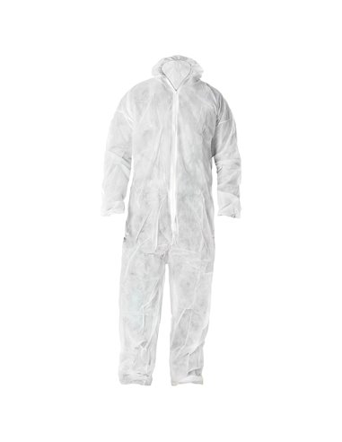  White Polypropylene Single-Use Overall "XXL"