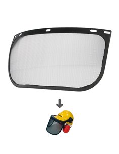  Replacement Face Shield For Helmet With Visor, Mesh Face Shield And Hearing Protector Maurer Model 99790