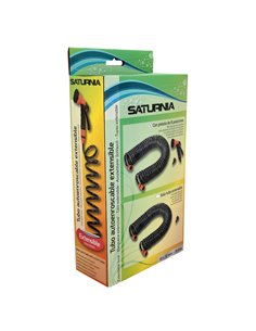 Tubo per irrigazione da giardino autoavvolgente con set di irrigazione da 15 metri 2