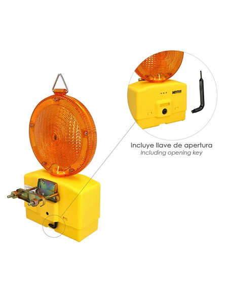 Farol de sinalização sem bateria