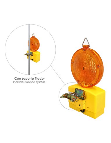 Farol de sinalização sem bateria