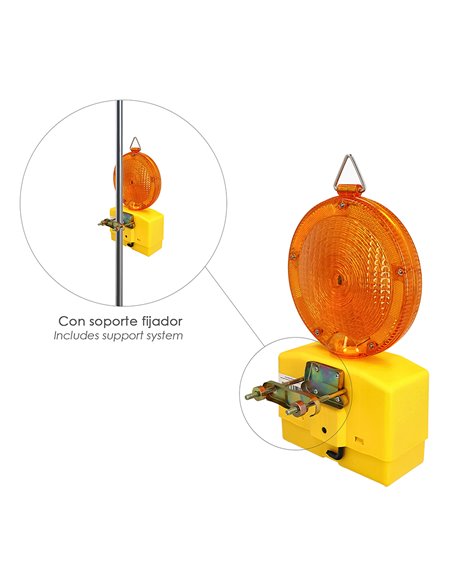 Farol de sinalização sem bateria