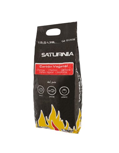  Sac à Charbon Végétal Pour Barbecues 15,5 Litres Charbon Durable et Pièces de Grande Taille,