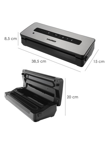 Conditionneuse sous vide Maurer 130W.