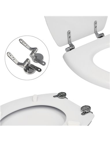 Kit Bisagra Asiento Wc Oryx