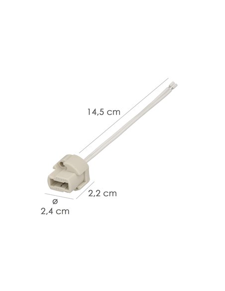 Portalamparas G9 Ceramico Para Bombillas Halogenas / LED