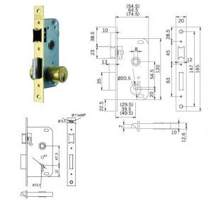 Cerradura Tesa 2002-hl/50