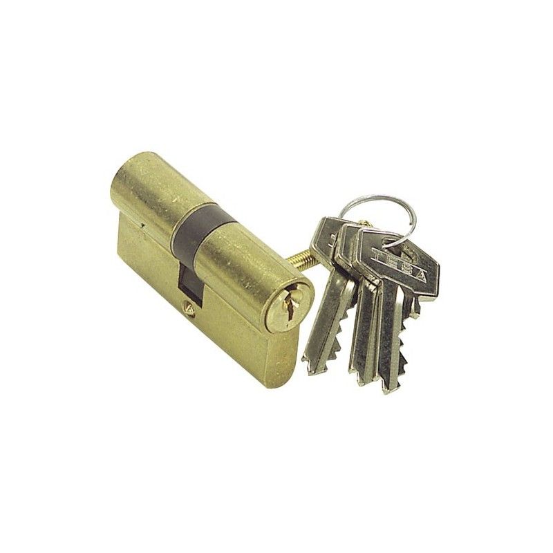 Cilindro Tesa 5200 /30x40 Latonado Leva Corta