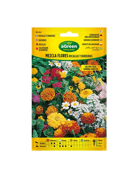 Envelope com sementes misturadas com miçangas e bordas 300595BOLSH Agreen