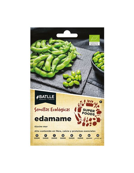 Envelope com sementes de edamame "superalimentos" eco 680008BOLS Batlle