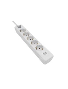 Power Strip com 5 Tomadas + 2 Portas USB de 2,4A SPN3052WA/10 PHILIPS