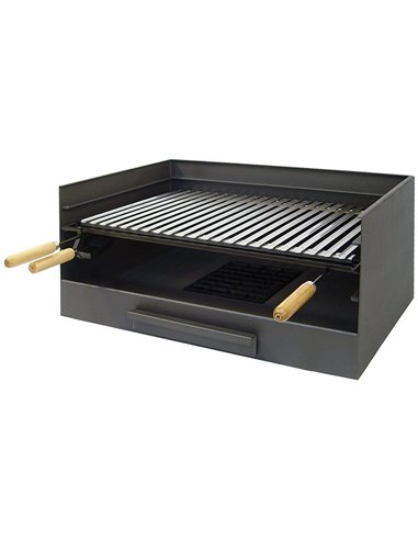 Gaveta com Grelha Inox 61x40x32cm Imex El Zorro