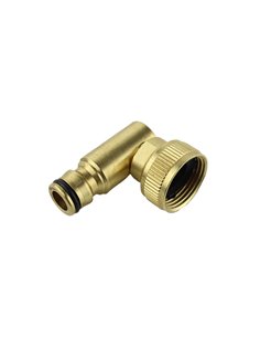 Adaptador grifo rosca hembra 3/4" codo laton aqua control
