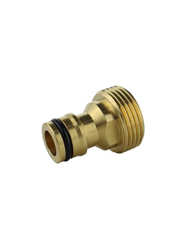 Adaptador de torneira de rosca macho de 1/2" em latão Aqua Control