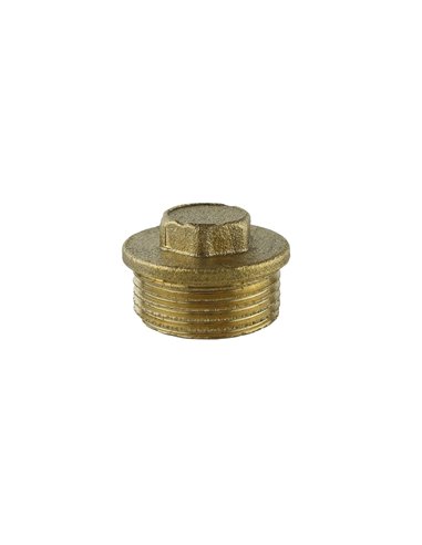 Plugue macho de latão 3/4" Aqua Control