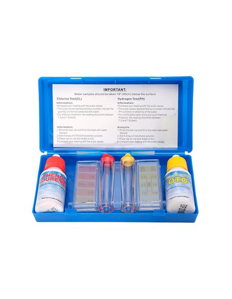 KIT TESTE CLORO E PH 1175601000 TAMAR
