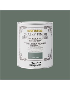 Rust-oleum chalky finish muebles verde abeto 0,750l 5733889 bruguer