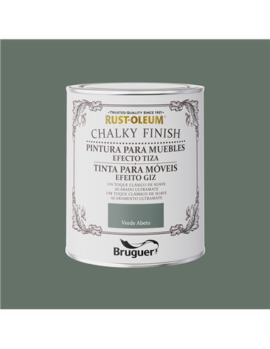 Rust-Oleum Móveis Acabamento Giz Verde Abeto 750ml BRUGUER