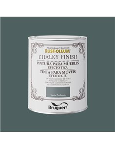 Rust-oleum chalky finish muebles verde profundo0,750l 5733890 bruguer