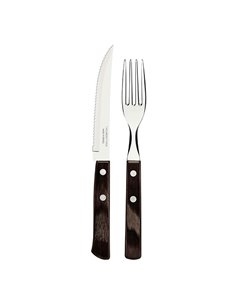 Juego para asado 12 piezas fsc polywood castaño tramontina